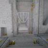 一階の天井に四角い穴